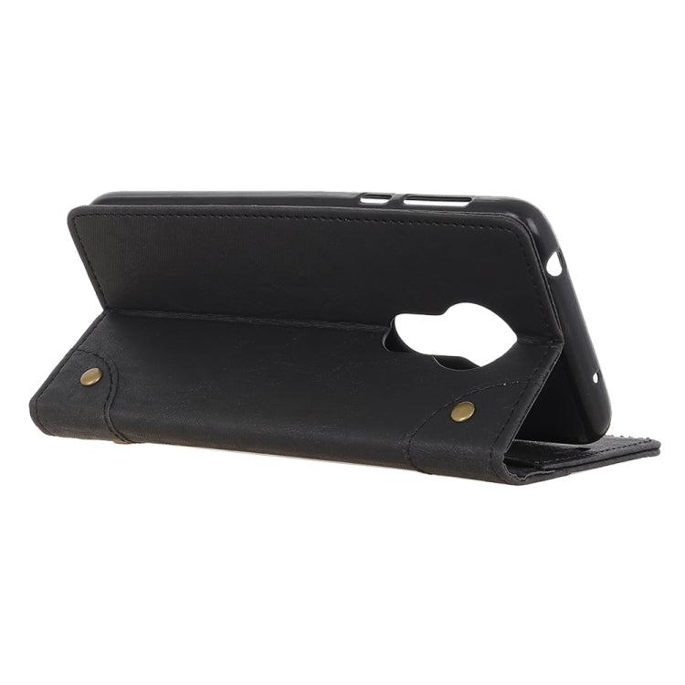 For Nokia 5.3 Copper Buckle Retro Crazy Horse Texture Horizontal Flip Leather Case with Holder & Card Slots & Wallet