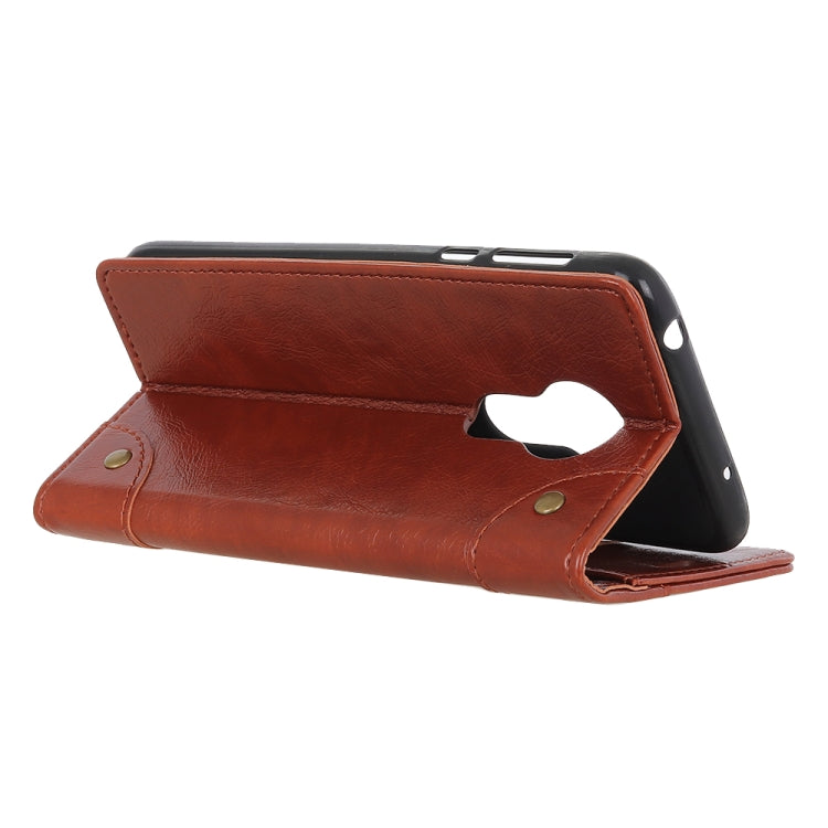 For Nokia 5.3 Copper Buckle Nappa Texture Horizontal Flip Leather Case with Holder & Card Slots & Wallet