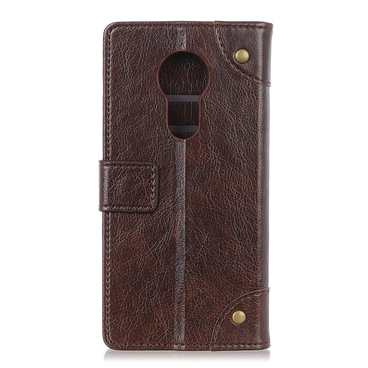 For Nokia 5.3 Copper Buckle Nappa Texture Horizontal Flip Leather Case with Holder & Card Slots & Wallet