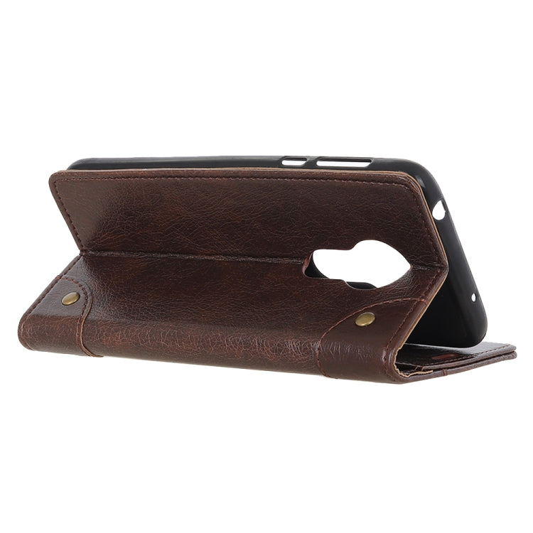For Nokia 5.3 Copper Buckle Nappa Texture Horizontal Flip Leather Case with Holder & Card Slots & Wallet