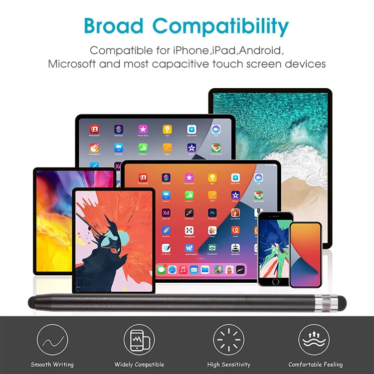 Universal Cloth Head + Silicone Head Stylus