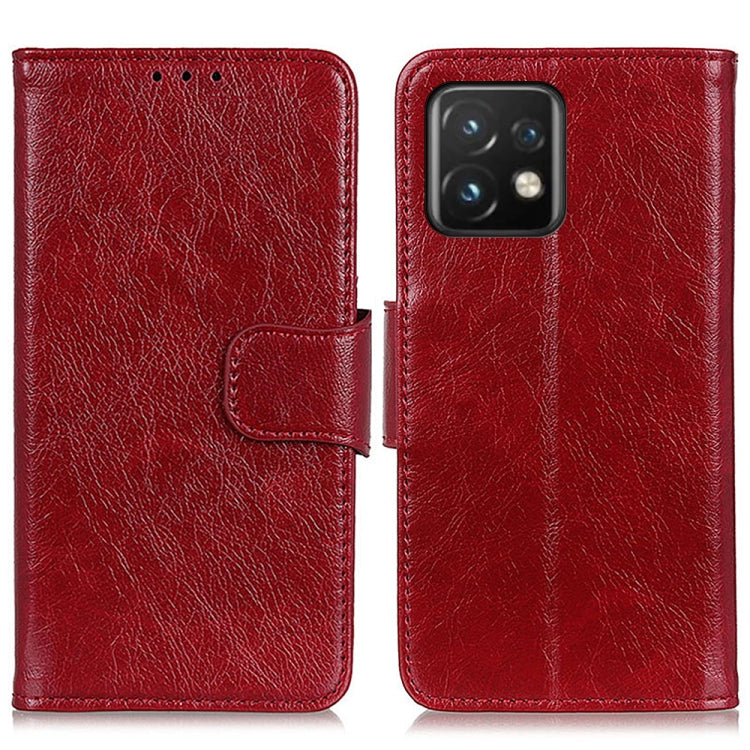 For Motorola Moto X40 Pro Nappa Texture Leather Phone Case