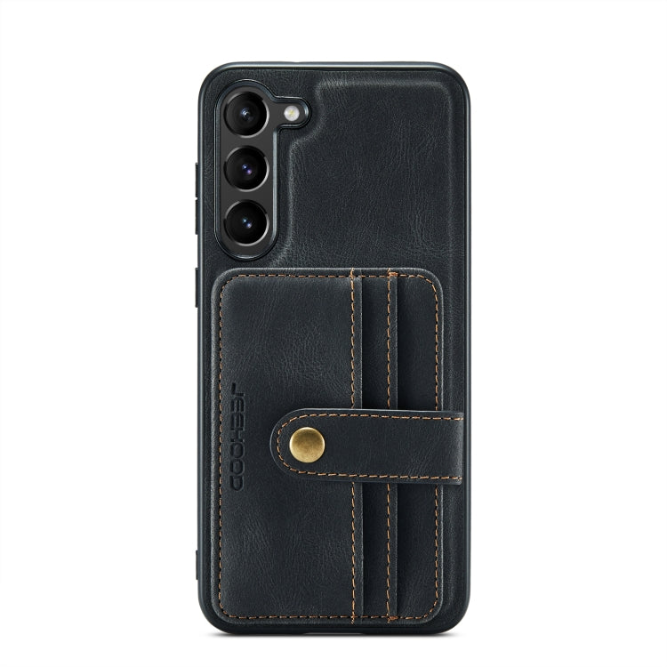 For Samsung Galaxy S23 5G JEEHOOD RFID Anti-Theft Wallet Magnetic Leather Phone Case
