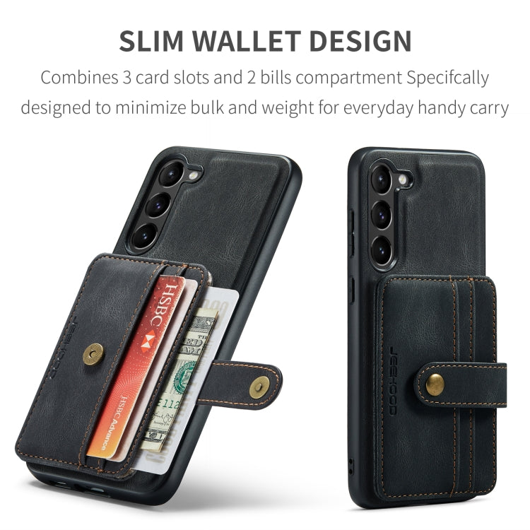 For Samsung Galaxy S23 5G JEEHOOD RFID Anti-Theft Wallet Magnetic Leather Phone Case