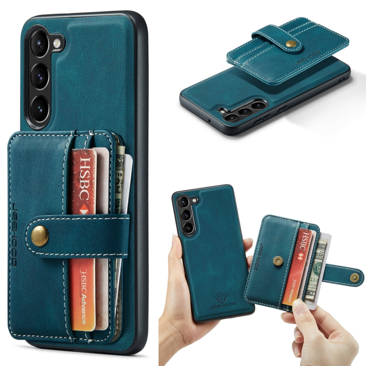 For Samsung Galaxy S23 5G JEEHOOD RFID Anti-Theft Wallet Magnetic Leather Phone Case