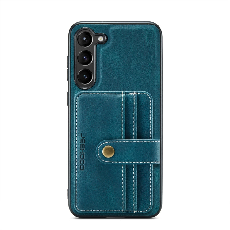 For Samsung Galaxy S23 5G JEEHOOD RFID Anti-Theft Wallet Magnetic Leather Phone Case
