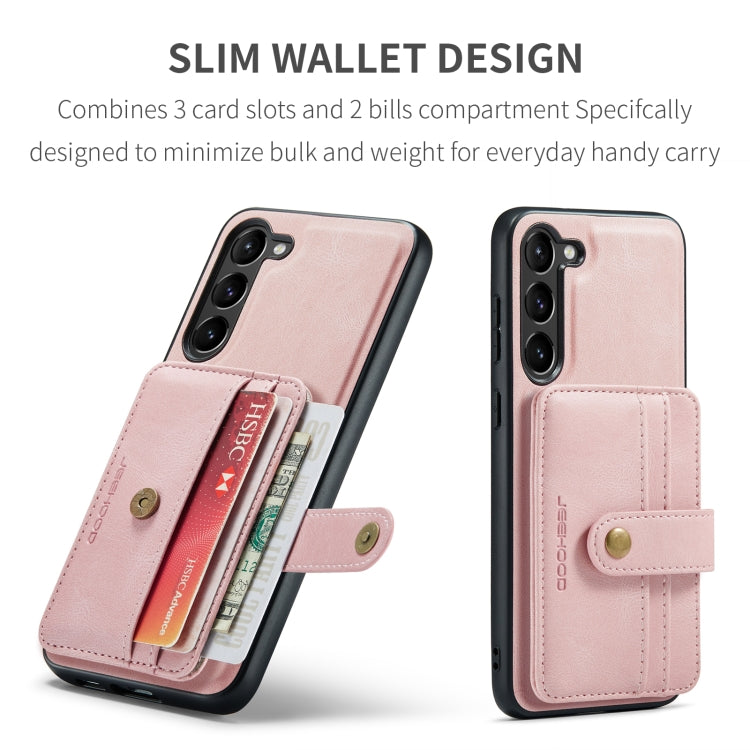 For Samsung Galaxy S23 5G JEEHOOD RFID Anti-Theft Wallet Magnetic Leather Phone Case