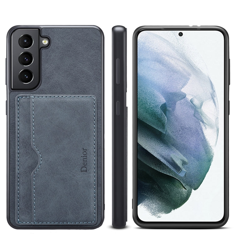 For Samsung Galaxy S23+ 5G Denior PU Single Card Slot Holder Phone Case