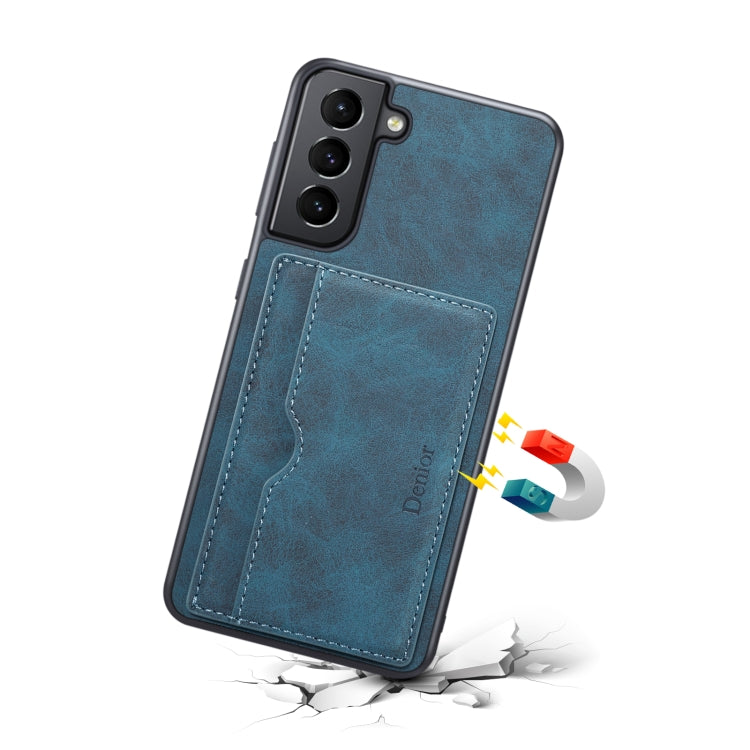 For Samsung Galaxy S23+ 5G Denior PU Single Card Slot Holder Phone Case