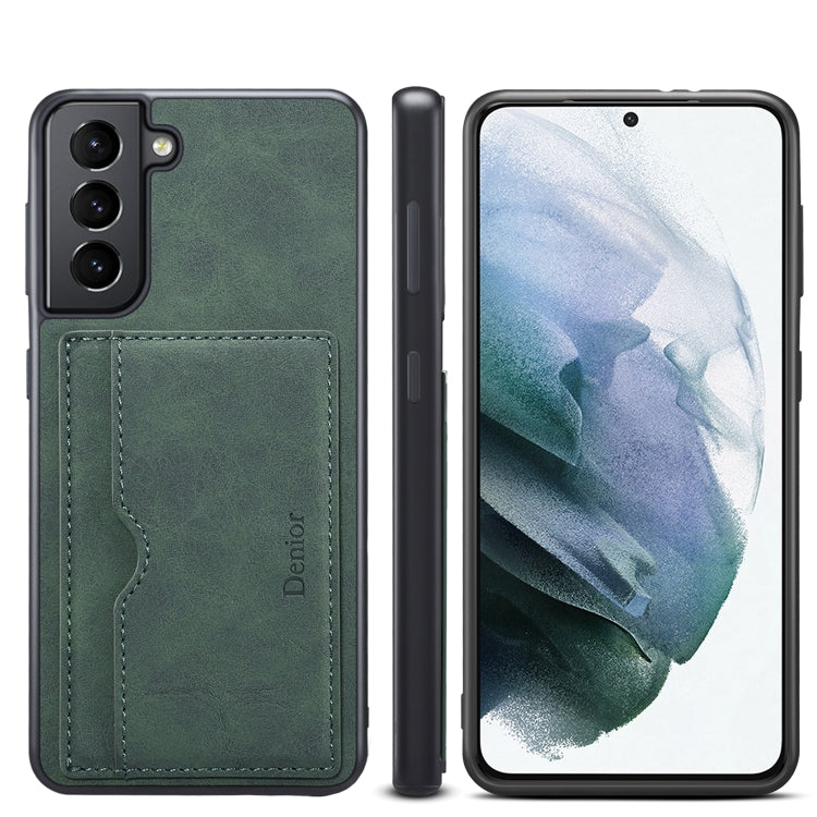 For Samsung Galaxy S23+ 5G Denior PU Single Card Slot Holder Phone Case