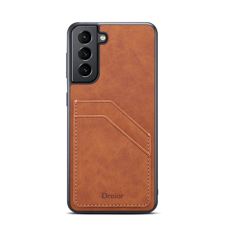 For Samsung Galaxy S23+ 5G Denior PU Dual Card Slot Phone Case