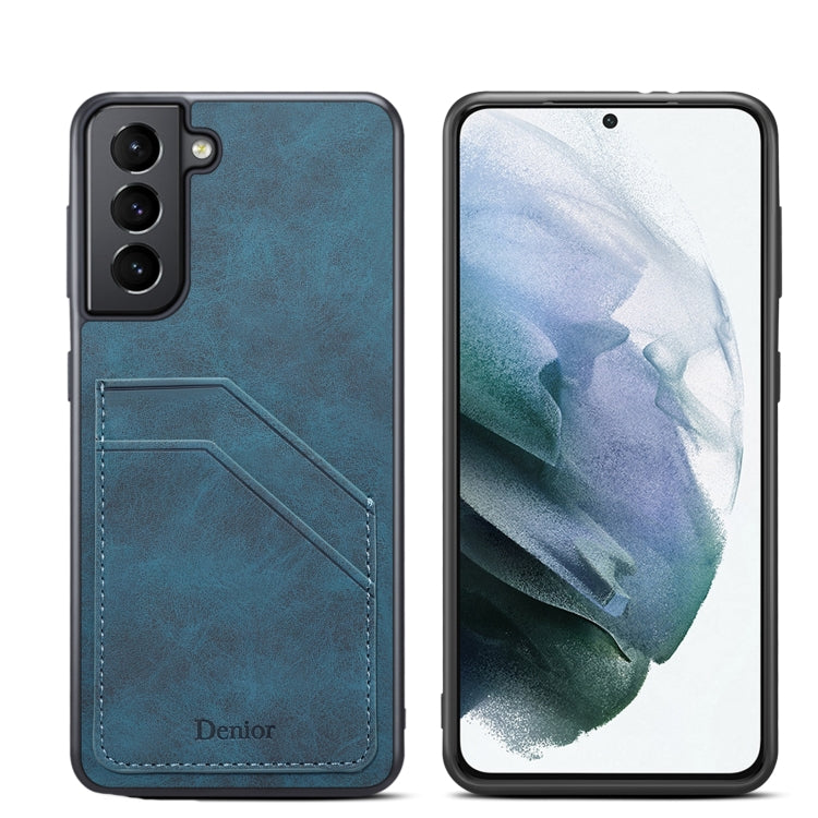 For Samsung Galaxy S23+ 5G Denior PU Dual Card Slot Phone Case