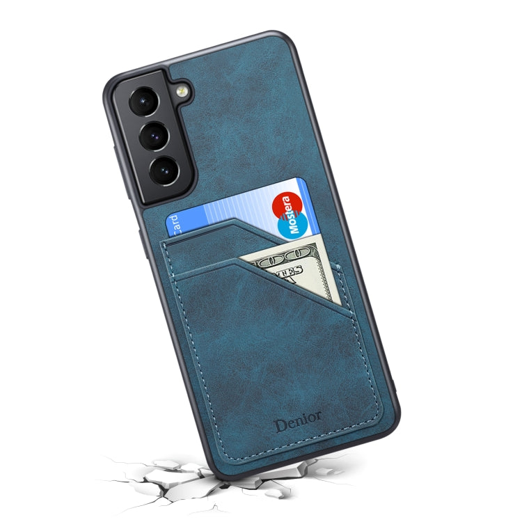 For Samsung Galaxy S23+ 5G Denior PU Dual Card Slot Phone Case
