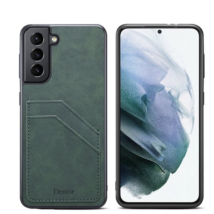 For Samsung Galaxy S23+ 5G Denior PU Dual Card Slot Phone Case