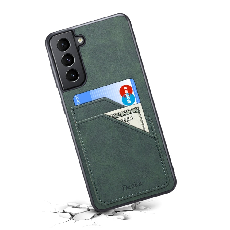 For Samsung Galaxy S23+ 5G Denior PU Dual Card Slot Phone Case
