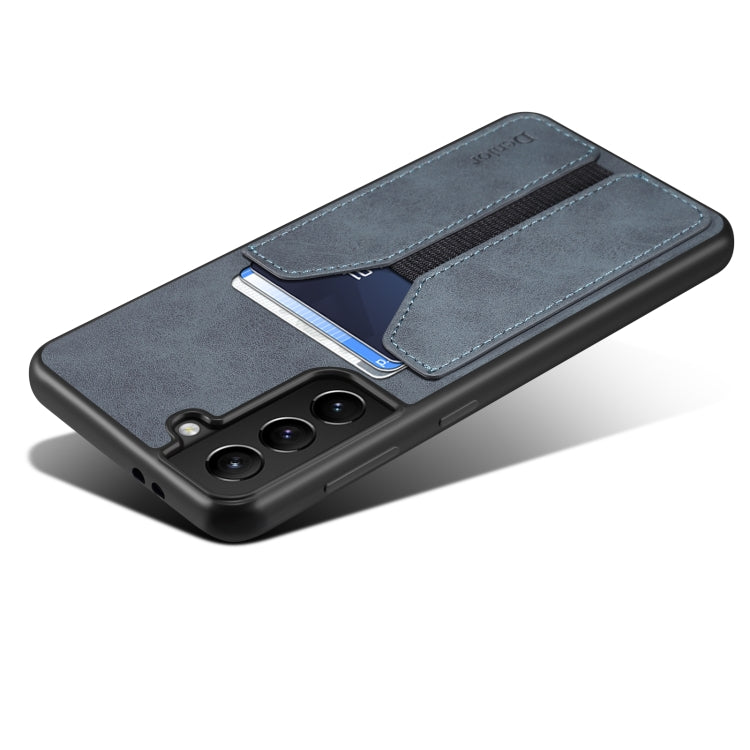 For Samsung Galaxy S23 5G Denior DV Elastic Card PU Back Cover Phone Case
