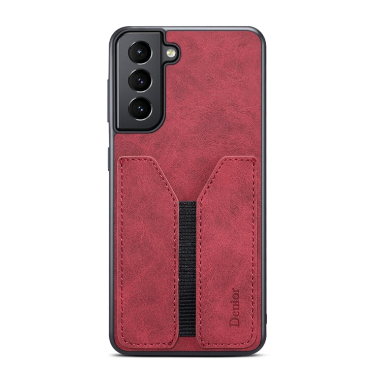 For Samsung Galaxy S23 5G Denior DV Elastic Card PU Back Cover Phone Case