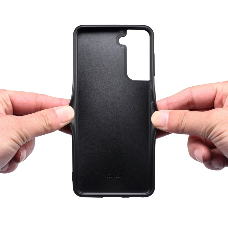 For Samsung Galaxy S23 5G Denior DV Elastic Card PU Back Cover Phone Case
