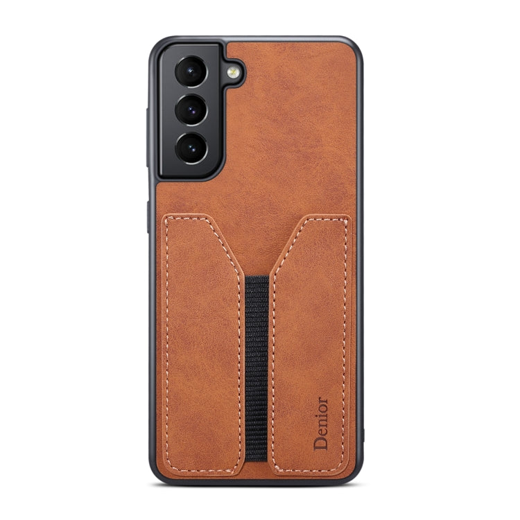 For Samsung Galaxy S23 5G Denior DV Elastic Card PU Back Cover Phone Case