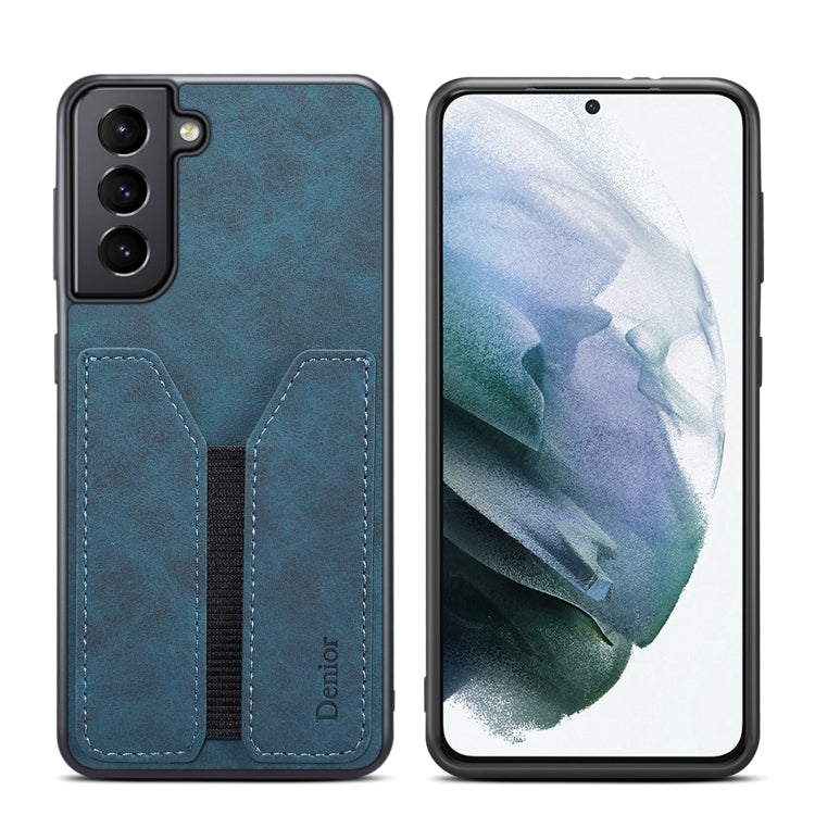 For Samsung Galaxy S23+ 5G Denior DV Elastic Card PU Back Cover Phone Case