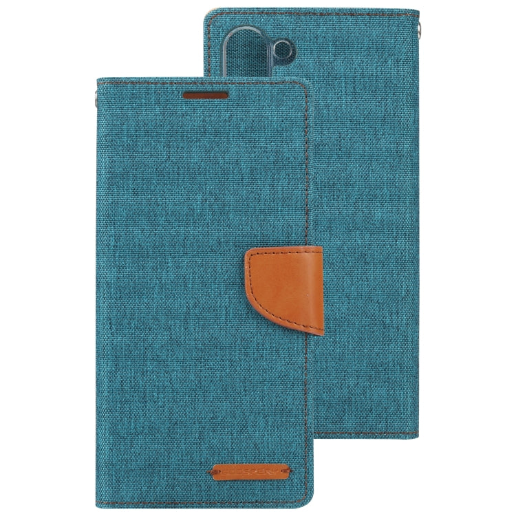 For Samsung Galaxy S23 5G GOOSPERY CANVAS DIARY Fabric Texture Flip Leather Phone Case