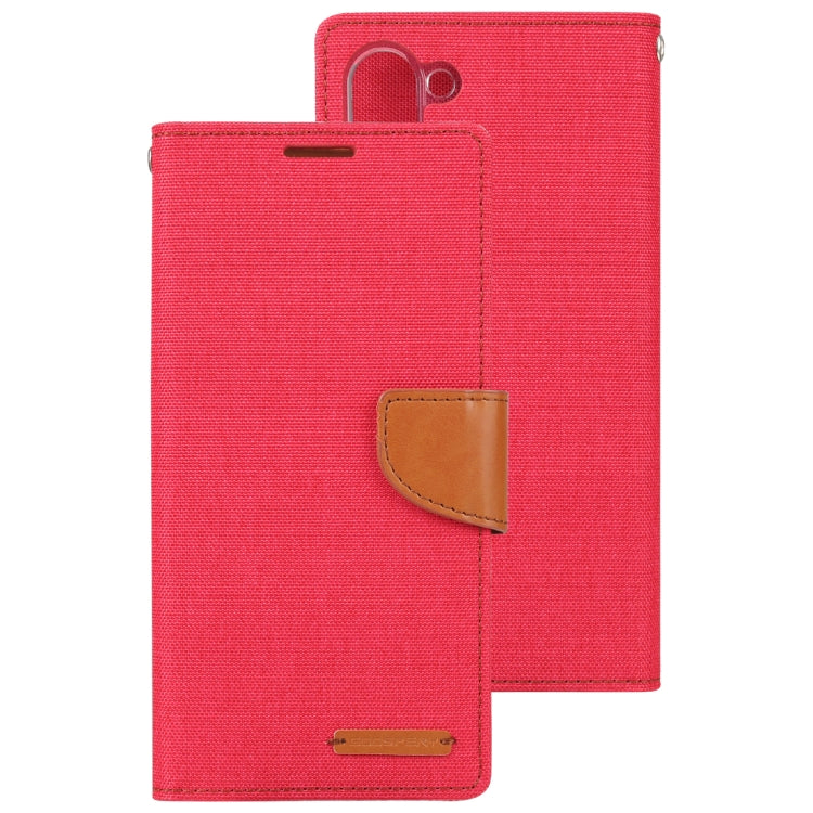 For Samsung Galaxy S23 5G GOOSPERY CANVAS DIARY Fabric Texture Flip Leather Phone Case