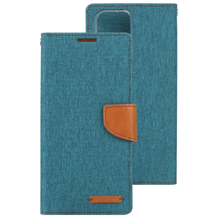 For Samsung Galaxy S23 Ultra 5G GOOSPERY CANVAS DIARY Fabric Texture Flip Leather Phone Case