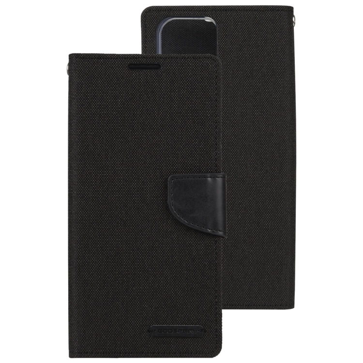 For Samsung Galaxy S23 Ultra 5G GOOSPERY CANVAS DIARY Fabric Texture Flip Leather Phone Case