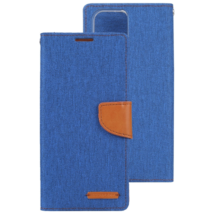 For Samsung Galaxy S23 Ultra 5G GOOSPERY CANVAS DIARY Fabric Texture Flip Leather Phone Case