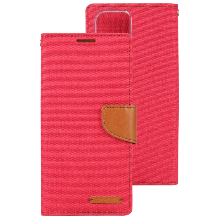 For Samsung Galaxy S23 Ultra 5G GOOSPERY CANVAS DIARY Fabric Texture Flip Leather Phone Case