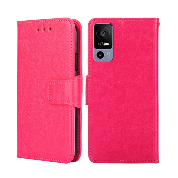For TCL 40R 5G Crystal Texture Leather Phone Case