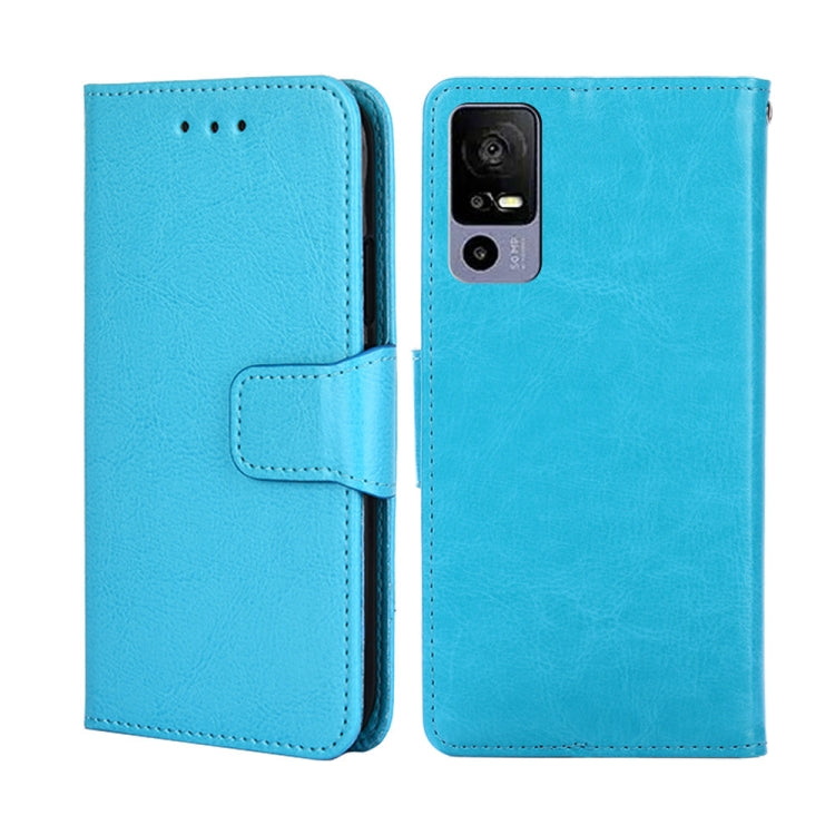 For TCL 40R 5G Crystal Texture Leather Phone Case