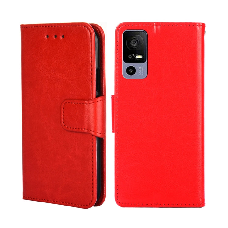For TCL 40R 5G Crystal Texture Leather Phone Case