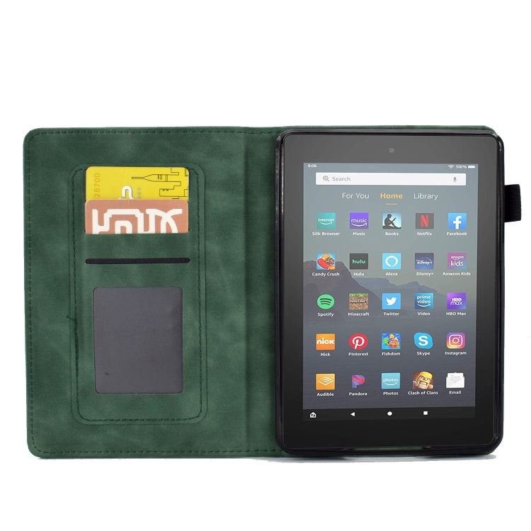 For Amazon Kindle Youth Version 2022 Embossed Smile Flip Tablet Leather Smart Case