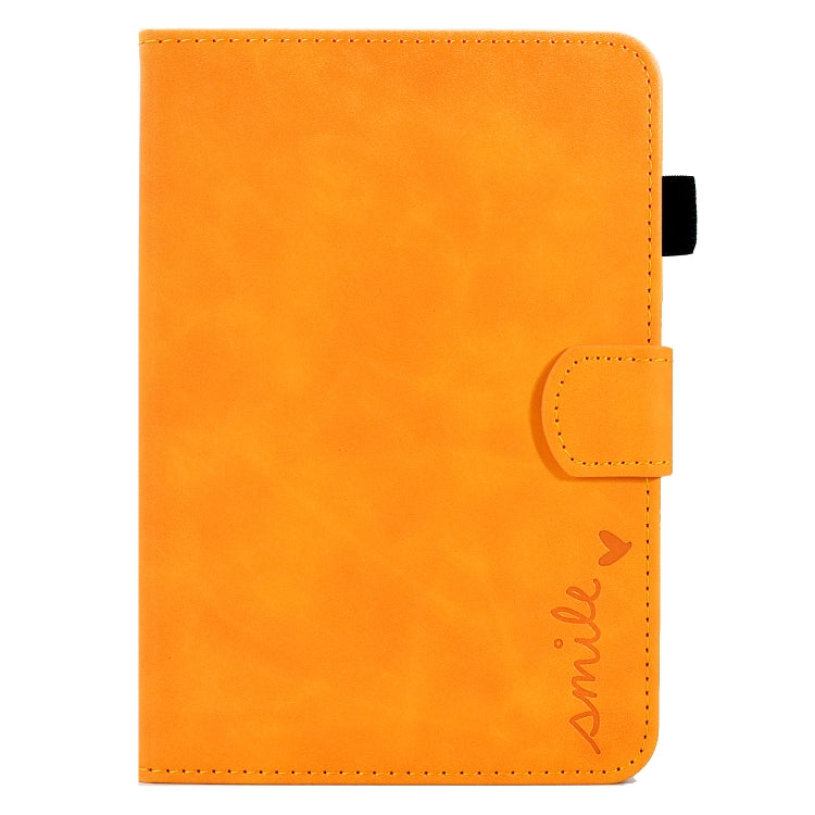 For Amazon Kindle Youth Version 2022 Embossed Smile Flip Tablet Leather Smart Case