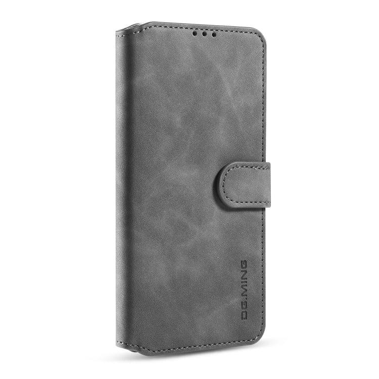 For Galaxy A71 5G DG.MING Retro Oil Side Horizontal Flip Case with Holder & Card Slots & Wallet