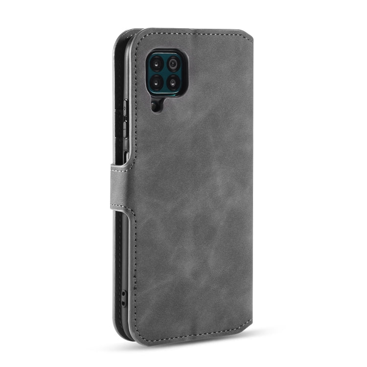 For Huawei P40 Lite / Nova 6 SE DG.MING Retro Oil Side Horizontal Flip Case with Holder & Card Slots & Wallet