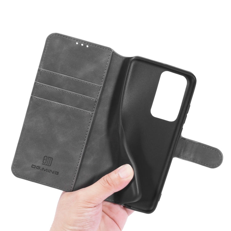 For Huawei P40 Pro DG.MING Retro Oil Side Horizontal Flip Case with Holder & Card Slots & Wallet