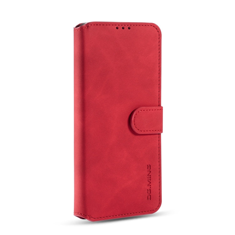 For Huawei P40 Pro DG.MING Retro Oil Side Horizontal Flip Case with Holder & Card Slots & Wallet