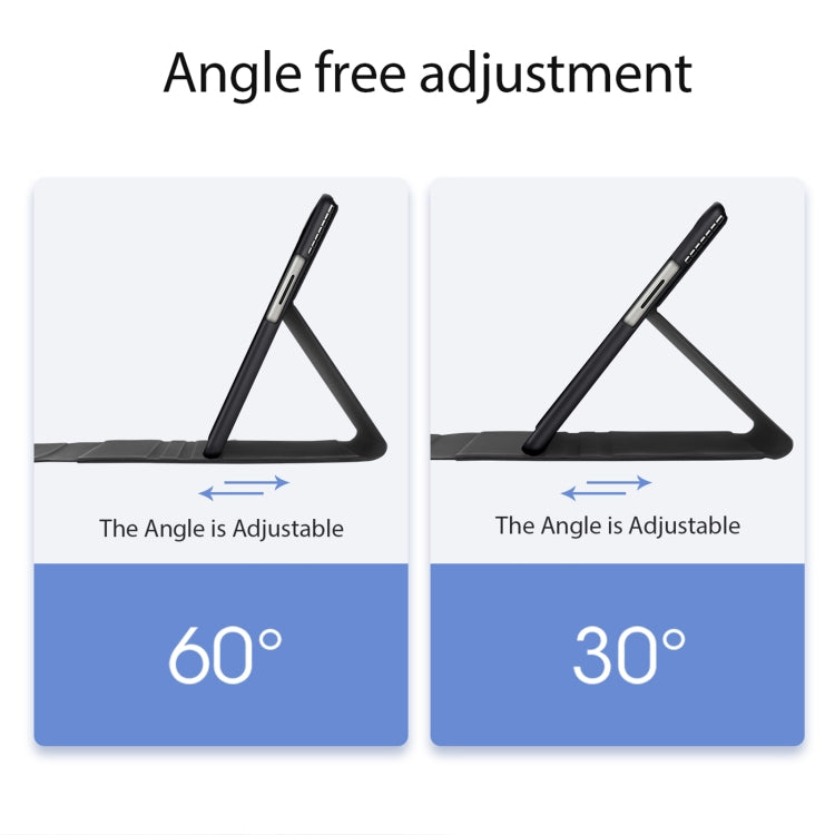 For Microsoft Surface Pro 9 DUX DUCIS Domo Series Magnetic Flip Leather Tablet Case(Black)