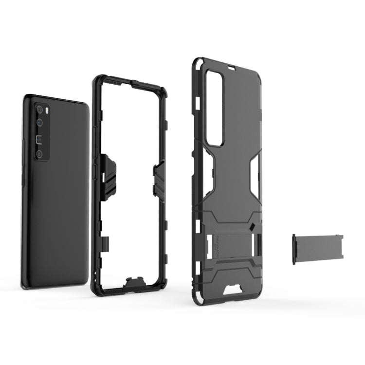 For Huawei nova 7 Pro 5G Shockproof PC + TPU Protective Case with Invisible Holder