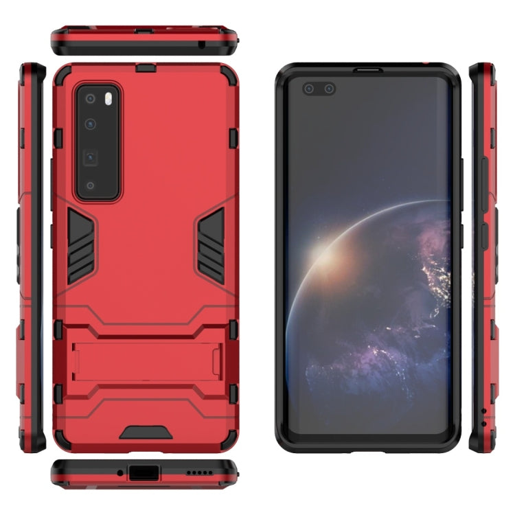 For Huawei nova 7 Pro 5G Shockproof PC + TPU Protective Case with Invisible Holder