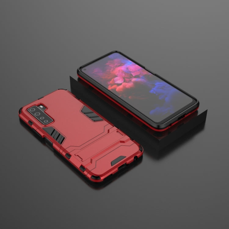 For Huawei nova 7 SE Shockproof PC + TPU Protective Case with Invisible Holder