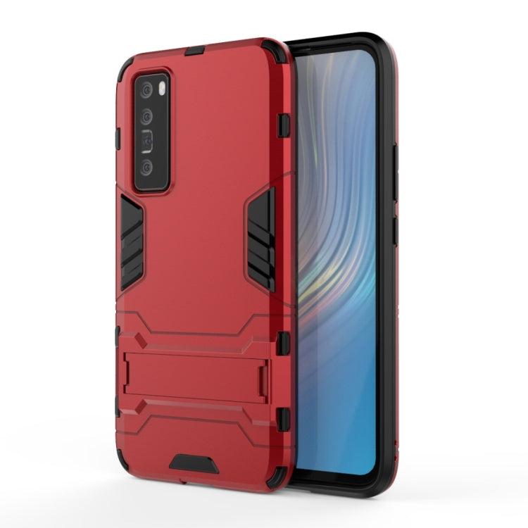 For Huawei nova 7 5G Shockproof PC + TPU Protective Case with Invisible Holder