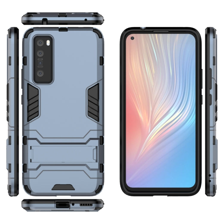 For Huawei nova 7 5G Shockproof PC + TPU Protective Case with Invisible Holder