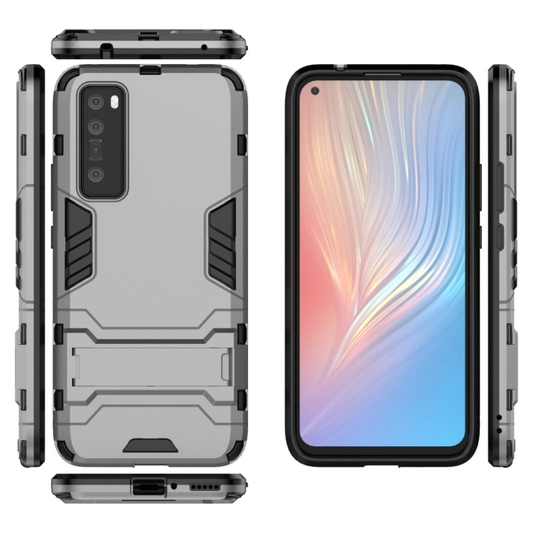For Huawei nova 7 5G Shockproof PC + TPU Protective Case with Invisible Holder