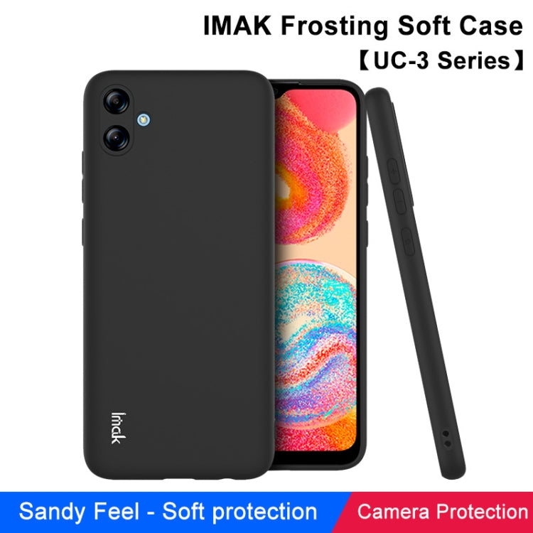 For Samsung Galaxy A04e 4G IMAK UC-3 Series Shockproof Frosted TPU Protective Phone Case
