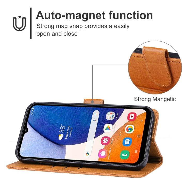 For Samsung Galaxy A14 4G Leather Phone Case