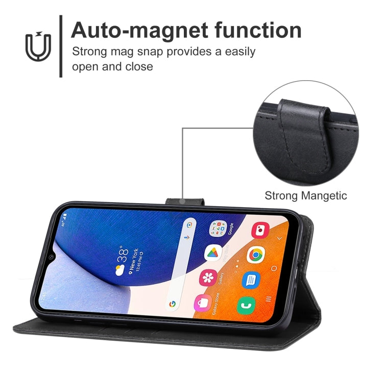 For Samsung Galaxy A14 4G Leather Phone Case