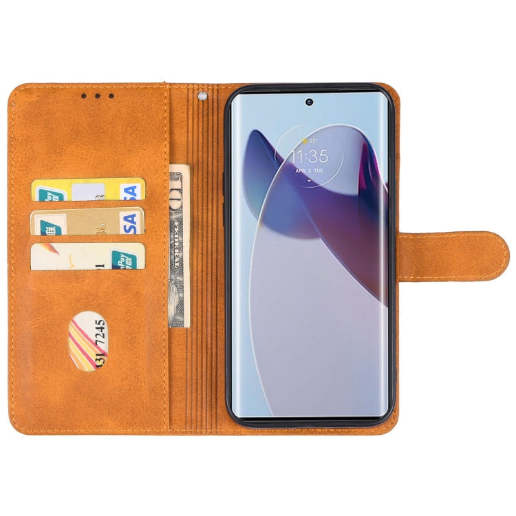 For Motorola Moto X40 Pro Leather Phone Case